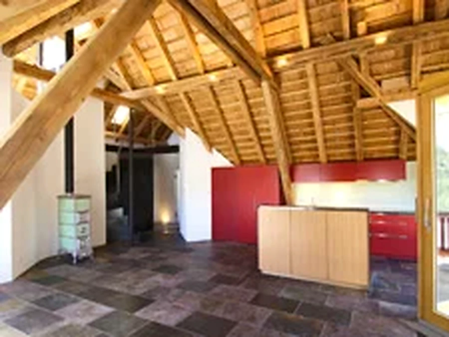 Innenraum als Beispiel für Renovation und Farbe